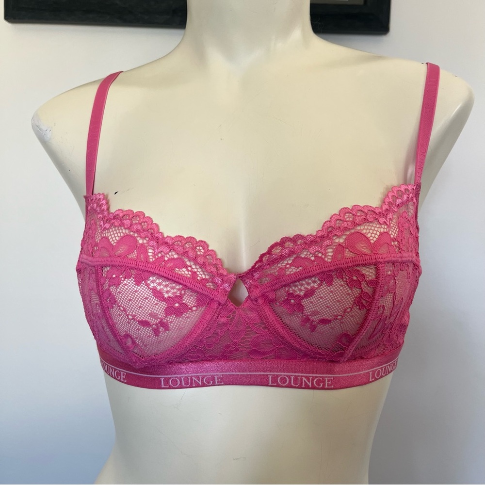 💕2/$35 💕Lounge Pink Lace Bra 34C